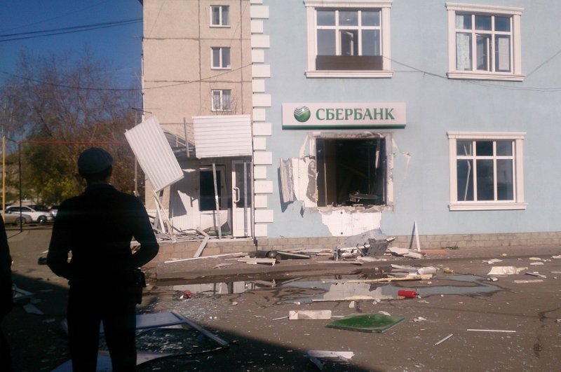 Взрыв оставил жителей села без «Сбербанка»